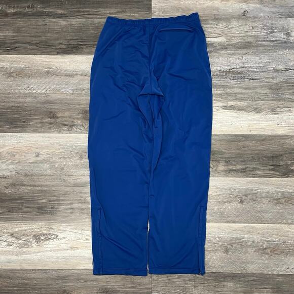 Vintage Y2K Nike Trackpants Royal Blue Side Stripe Baggy Mens XL Mini Swoosh - Picture 3 of 13